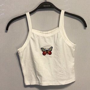 Awful butterfly tank top size small